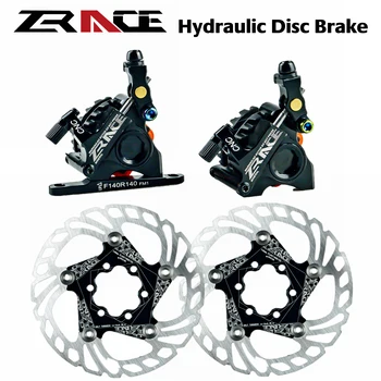 ZRACE BR-002 Road Bike-Kabel, Aktiveres Hydraulisk skivebremse XTECH Linjen Trække Hydraulisk Skive Bremse Calipre Med Rotorer 140/160M