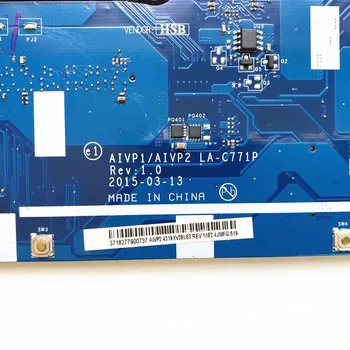 Helt nye AIVP1 / AIVP2 LA-C771P Bundkort Til Lenovo B50-10 100-15IBY Bærbar computer bundkort CPU-2840 testet arbejde