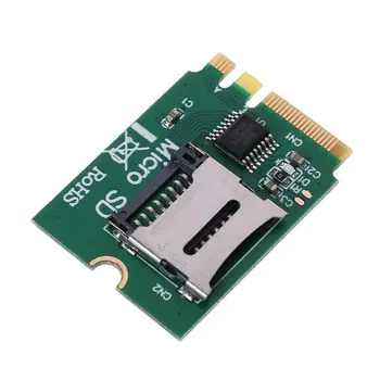 M2 NGFF Tasten A. E WIFI Slot til Micro SD SDHC, SDXC TF Card Reader T-Flash Kort M. 2 A+E-Kort-Adapter Kit