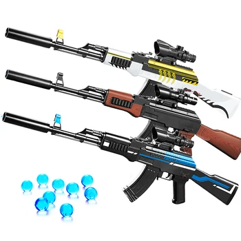 Plast Infrarød AKM AK 47 Toy Gel Bold Kanoner Tiptronic Elektriske Brast Vand Bullet Pistol Drenge Sniper Riffel Toy Børn, Herre Gaver