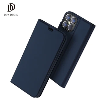 DUX DUCIS Flip Wallet Læder taske til iPhone 12 Pro Max antal 11 Xs-Xr-X-Kort Slot Tilbehør Holder Stand Cover iPhone 8 7 6s 5s SE