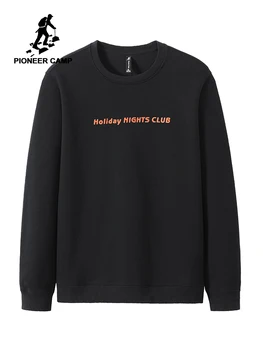 Pioneer Camp 2020 Nye Vinter Sweatshirts og Hættetrøjer Mænd O-hals Bomuld Kausal Mode Herre Top Tøj AWY905043