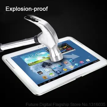 2stk Hærdet Glas Skærm Protektor Til Samsung Galaxy Tab 2 10.1 P5100 P5110 Note 10.1 N8000 N8010 Tablet Beskyttende Film