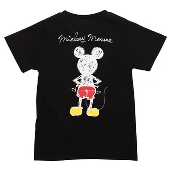 Disney nye Mickey Mouse trykt åndbar T-shirt dreng solid farve baby tøj sommeren children ' s kort-langærmet undertrøje