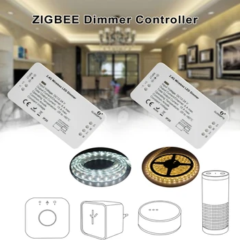 GLEDOPTO ZIGBEE Smart Light Strip Controller Lysdæmper Kan Bruges Med ECHO Husholdning Smart LED-Controller LED Lysdæmper