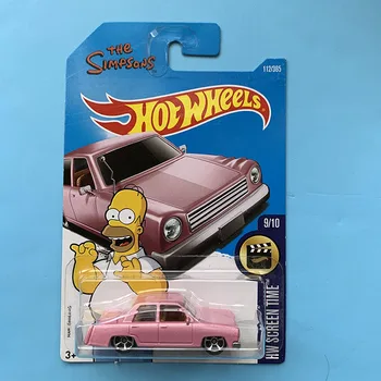 HOT HJUL BILER 1/64 HW skærmen i Simpson film bil PINK BIL