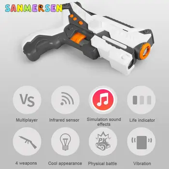 NYE Laser Tag Pistol Elektriske Infrarød Lyd, Lys, Toy Guns Kit Multiplayer Interaktion Gun Spil Gaver til Drenge Voksne Udendørs Legetøj