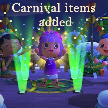 Animal Crossing Nye Horisonter Det seneste Karneval række emner er blevet føjet til Treasure Island Ubegrænset rejse
