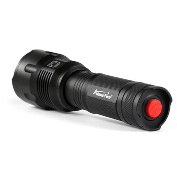 AloneFire X981 Zoomable mest kraftfulde led-lommelygte Lanterne Fakkel USB-Genopladelige Udendørs Håndholdt projektør
