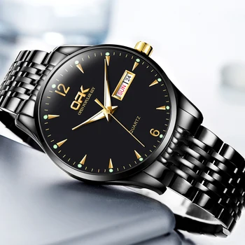 Mænd ser OPK Top Originale ure til mænd Mode vandtæt ur til mænd Business Kjole sports digital ur