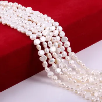 Uregelmæssig ferskvandsperle Perler af Høj Kvalitet 36cm Punch Løse Perler til gør det selv-Kvinder Elegant Halskæde Smykker at Gøre