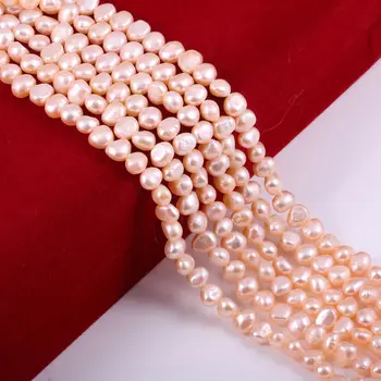 Uregelmæssig ferskvandsperle Perler af Høj Kvalitet 36cm Punch Løse Perler til gør det selv-Kvinder Elegant Halskæde Smykker at Gøre