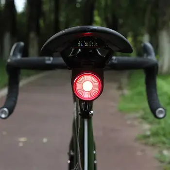 Cykel Lys Cykel Anti-tyveri Alarm Lås Automatisk Bremse Cykel Baglygte Fjernbetjening baglygte på Cykel Tilbehør