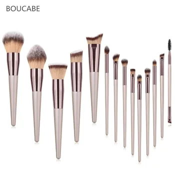 BOUCABE Makeup Børster til Værktøj Sæt 5-23pcs Kosmetiske Pulver øjenskygge, Foundation, Blush Blanding af Skønhed, Make Up Børste Maquiagem