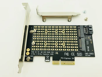 H1111Z Tilføje PCIE-Kort til M2/M. 2 SATA Adapter M. 2 SSD PCIE-Adapter NVME/M2 PCIE-Adapter SSD M2 til SATA-PCI-E-Kort-M-Tasten +B-Tasten