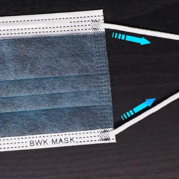 POWECOM Beskyttende Masker Smelte-blæst Støv-bevis Aktiveret Carbon Mask Disponibel Ansigt, Mund Maske til Voksne Unisex (Ingen Max) Dagligt