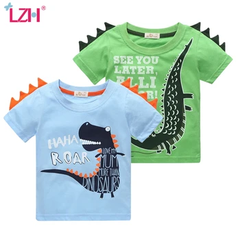 Børnetøj 2020 New Kids Baby Drenge Tegnefilm Bomuld Bunden Shirt Korte Ærmer T-shirt Til Drenge Toppe og Tees To-stykke