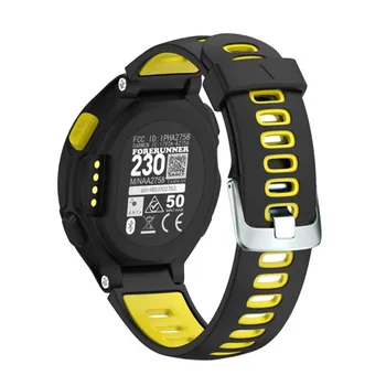 Carprie Watchbands Nye Bløde Silikone Udskiftning armbåndsur Band til Garmin Forerunner 230 / 235 / 220 Urrem urrem
