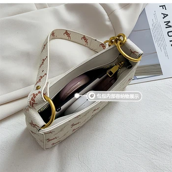 NYE koreanske Mode Design Kæde Armhule Taske & Elegant Skulder Taske Håndtaske Bredde 21cm Højde 12,5 cm Tykkelse 6cm