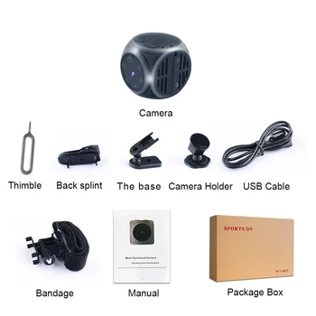 MD21 Mini Kamera HD 1080P Micro Cam Digital Magnetiske Krop, Motion Detection Snapshot Loop Optagelse Videokameraet Indendørs