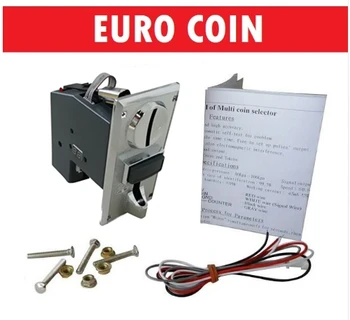 EURO 10,20,50, 1,2 JY926A puls output multi coin selector-acceptor for 6 forskellige mønter for automat, spillemaskine