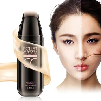 LAIKOU Roller CC Cream Nude Makeup Concealer Svamp Puff BB Cream Kridtning Isolation Oil Control Flydende Foundation Solcreme