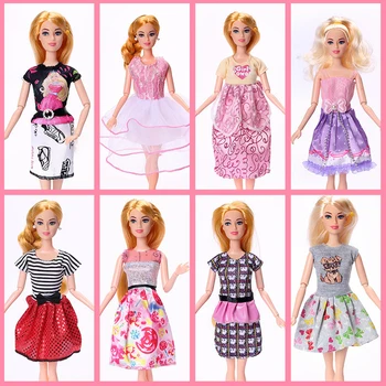 1 Set Doll Clothes Fashion Multicolor Outfit Daily Wear Casual Vest Shirt Skirt Pants Dress Pants Clothes For Doll Accessories