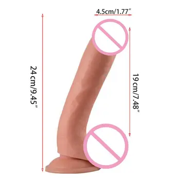 10 Stilarter Realistisk Dildo med sugekop Hands-Free Play Anal Plug Fleksibel Penis Voksen Sex Legetøj til Kvinder, Mænd Dildo Sex Legetøj