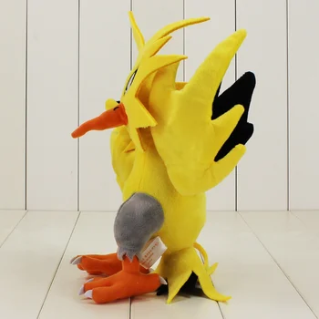 28cm Zapdos plys anime dukke toy Hot tegnefilm fyldte bløde dyr fugl gul dukke til børn gave