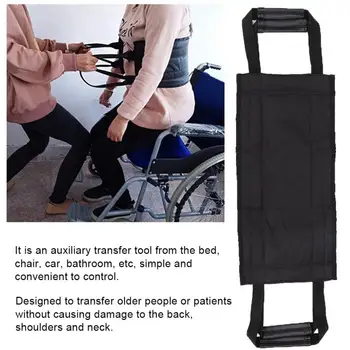 Patienten Ældre Overførsel Flytter Bælte Kørestol Bed Sygepleje Lift Belt med Håndtag Corrector Ekstra Skift Styrkelse Bælte