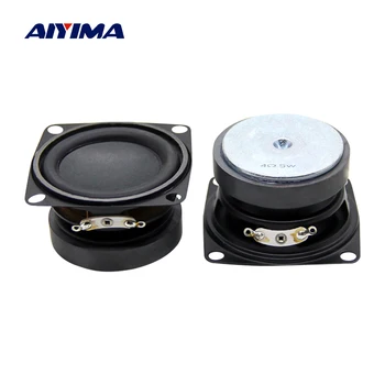 AIYIMA 2stk 2 Tommer Bærbare Lyd-Mini-Speaker Woofer 4 Ohm 5W 53MM Bas Højttalere DIY Bluetooth Musik Multimedia Højttaler