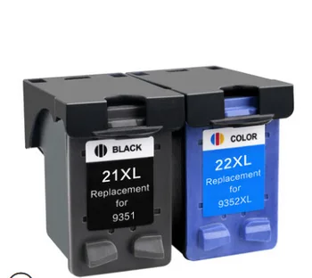 21 22 XL Sort Farve Udskiftning af blækpatroner til HP 21 22 HP21 21XL 22XL Deskjet F2180 F4180 F380 300 380 Printer -