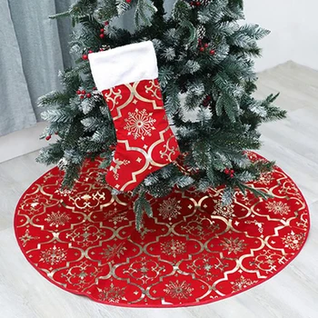 Christmas Tree Dekoration To-Stykke Med Hjem Stue Christmas Tree Dekoration Træ Nederdel Og Sok Julepynt