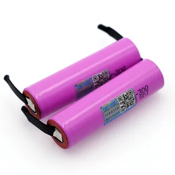 VariCore Oprindelige Helt nye ICR 18650 30Q Genopladeligt batteri 3000mAh li-lon batterier + DIY Nickel1
