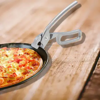Universal Køkken Tang Til At Håndtere Klip Pan Pizza Klip Griber Anti - Varm Skål Retter Rustfrit Stål Klip