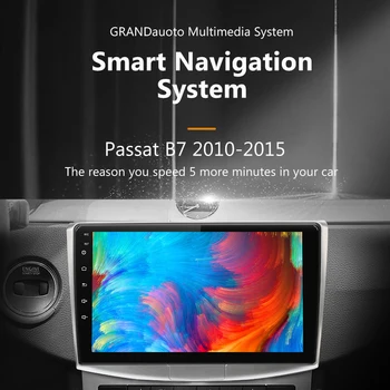 GRAND 2 Din Android 10 hovedenheden For VW-Volkswagen Passat B6 B7 2010-2016 Bil Radio Multimedia-Afspiller, GPS-Navigation RDS 4G 2din