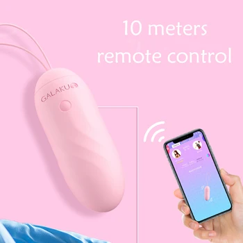 Bluetooth Trådløse Vibrator App Fjernbetjening Vibratorer til Kvinder USB-Genoplade Vibrerende Hoppe Æg Sex Legetøj Klitoris Æg Vibrador