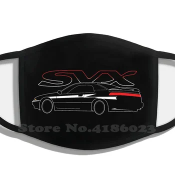 Svx Funny Cool Bomuld Maske Subaru Svx Awd Unik Japansk Hobby Rally Racing Shop Mekaniker Vintage Rad