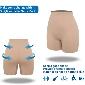 Anti Gnidning Sikkerhed Bukser Under Nederdel Usynlige Shorts Damer Seamless Undertøj Ultra Tynd Komfortabel Glat Kontrol Trusser