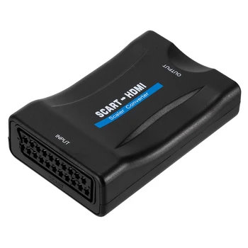 USB Video Audio Fornemme Converter Signal Adapter 1080P SCART til HDMI Kabel til Husholdning, Computer, Sikkerhed Dele