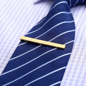 QiQiWu Klassiske Slips Klip Guld slipsenål, slipsenåle For Mænd Tie Bar Høj Kvalitet Gaver til Mænd Mand Julegaver Mænds smykker