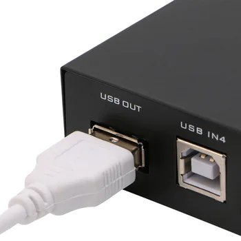 4 USB2 Porte.0 Deling af Enhed Skifte Switcher Adapter Box Til PC, Scanner, Printer Y98A