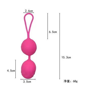 Silicium Vibrator Kinesiske Kegel Bolde Vibrator Sex Legetøj Bolas Vaginal Kugle Stramme Støtte, Kærlighed Geisha Bolden Ben Wa til Kvinde