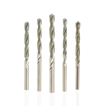 XCAN Diamant Belagt Twist Boret på 0,8-4,0 mm Pistol Boret For Glas Fliser Sten Hul Cutter