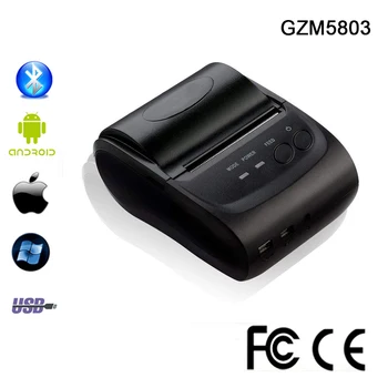 Termisk Printer 58mm Bluetooth-Android-iOS Mini Termiske POS Modtagelsen Printer Bill Maskine Supermarked Bærbar Printer GZM5803