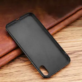 Ægte Læder Case Til Iphone X XS 11 12 Pro Max antal Tilfælde i 12 Mini Cover Anti Banke Coque Til Iphone XR SE 2020 7 8 Plus-Sagen