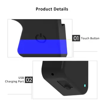 X2 Bluetooth-5.0 Bone Conduction Bluetooth Headset v 250mah Touch Betjening Neckband Hovedtelefoner Øre-krog Vandtæt Earbud Hovedtelefon