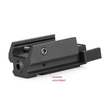Mini Rød Laser Lys 1mw Mini Riffelsigte Syn 20mmle Taktiske CompactLaser Laser Påvisning Arsoft Pistol til Jagt