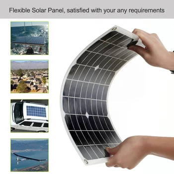 10W 18V Fleksibel Solar Panel Batteri Dobbelt Udgang Solenergi Energi Med USB-Interface, Høj konverteringsfrekvens Solar Panel System
