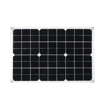 10W 18V Fleksibel Solar Panel Batteri Dobbelt Udgang Solenergi Energi Med USB-Interface, Høj konverteringsfrekvens Solar Panel System